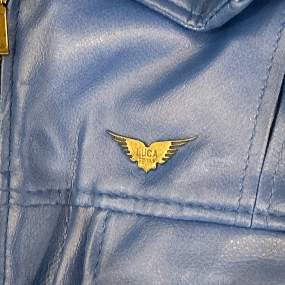 Womens Future Trunks Capsule Corp DB Purple Blue Leather Jacket - LUCA Designs - Picture 10 of 16